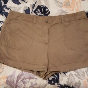 Brown/Tan Ann taylor Loft Shorts
